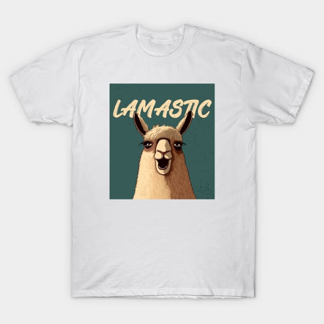 Lamastic alpaca T-Shirt by Sher-ri